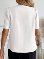 V-neck Button-down Shirt (27)