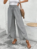 Tied Printed Wide Leg Pants (19)