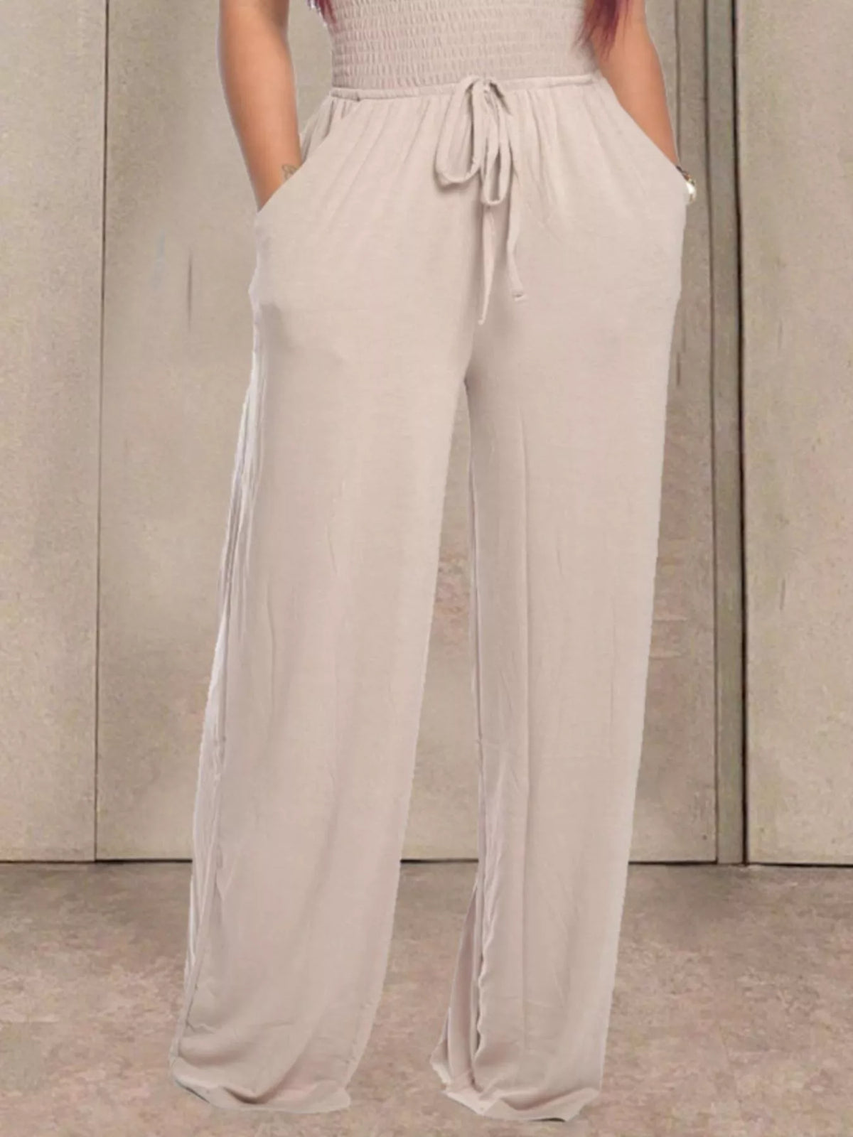 Strapless Smocked Wide-leg Jumpsuit (27)