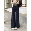 Black High Waisted Wide Leg Jeans variant CJNZ285159701AZ|CJNZ285159702BY|CJNZ285159703CX|CJNZ285159704DW|CJNZ285159705EV|CJNZ285159706FU