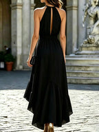 Ruffled High-low Sleeveless Maxi Dress (3)