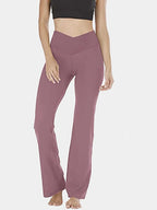 V-waist Bootcut Long Pants (11)