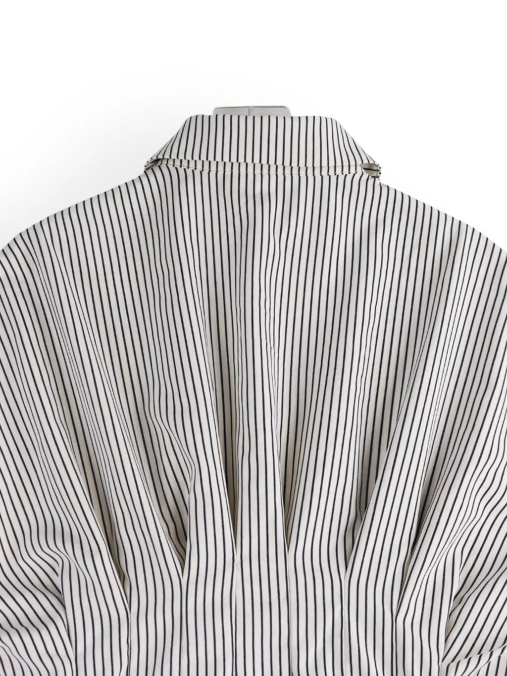 Striped Cinched Waist Shirt (3)