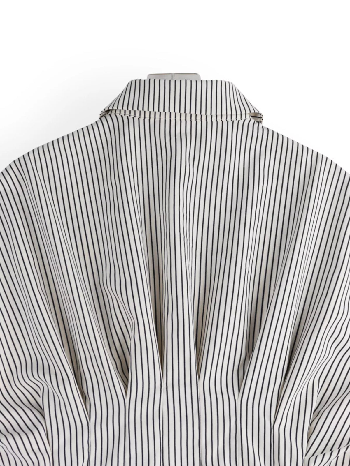 Striped Cinched Waist Shirt (3)