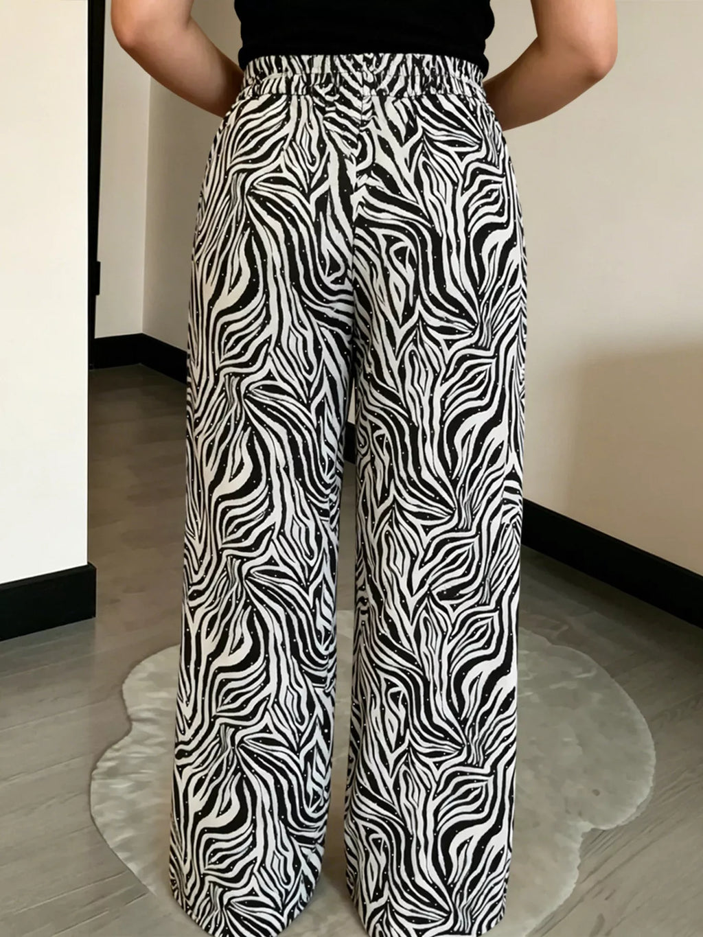 Drawstring Wide-leg Pants (10)
