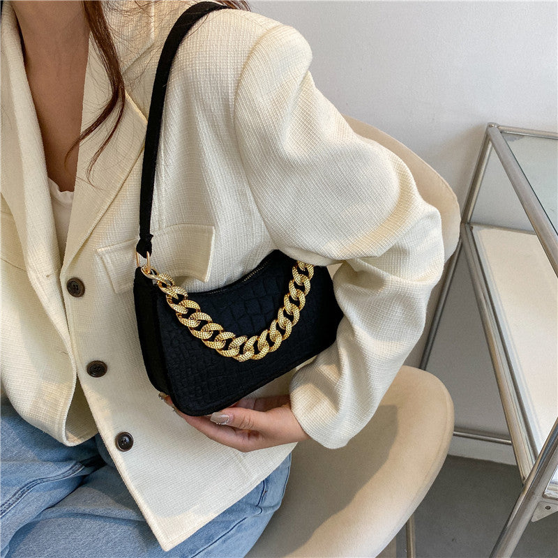 Solid Color One Shoulder Messenger Bag photo 1