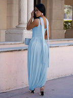 Scoop Neck Slit Maxi Dress (12)