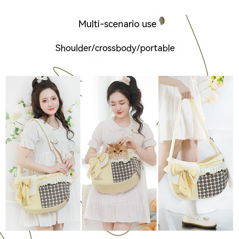 Outdoor Breathable Simple Crossbody Cat Bag photo 4