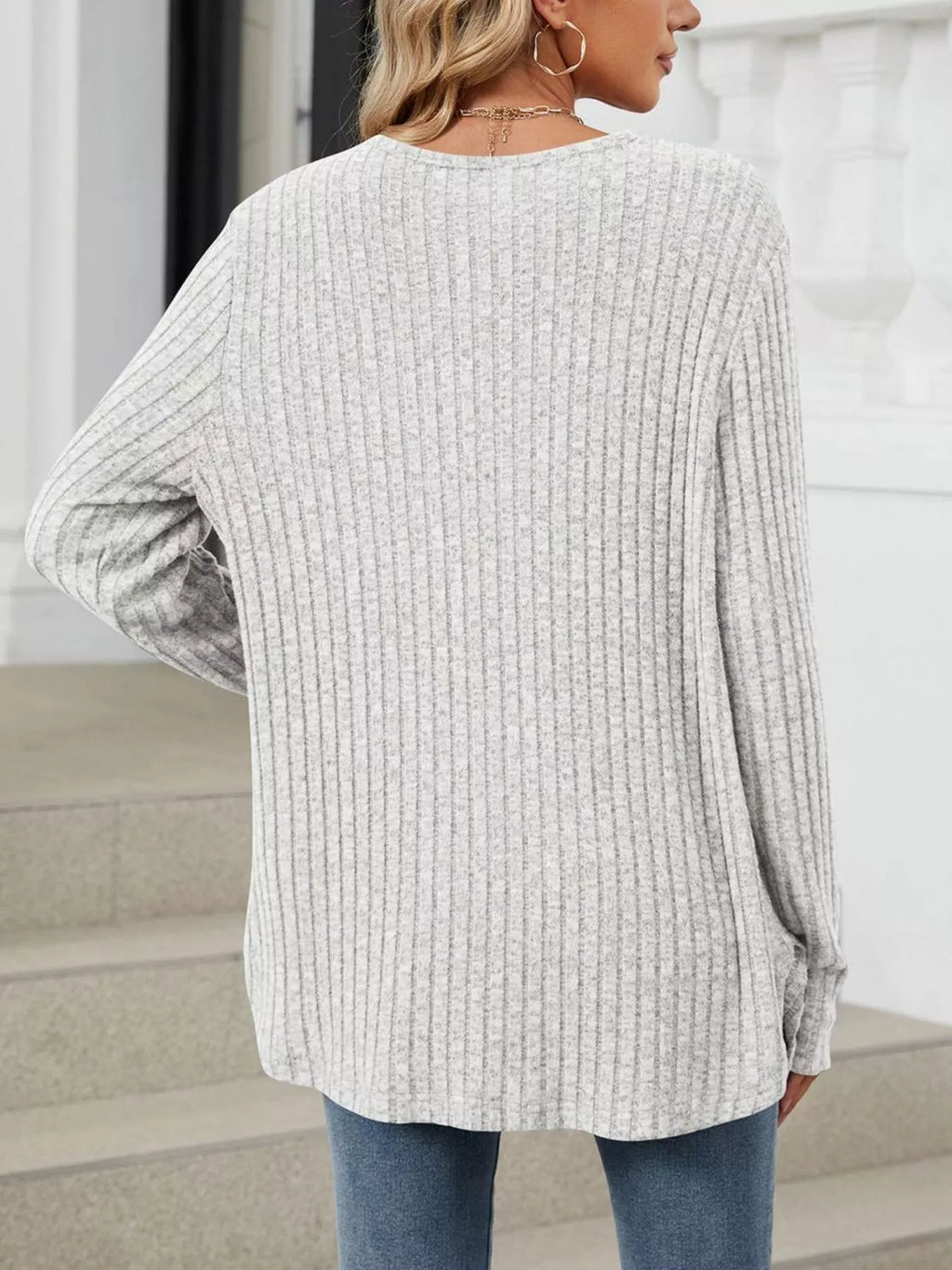 Ribbed Button-up Cardigan (21)
