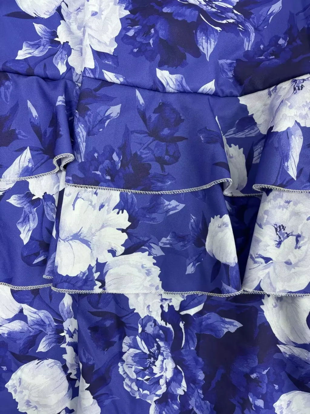 Floral Print Ruffle Cami Skirt Two-piece Set (15)