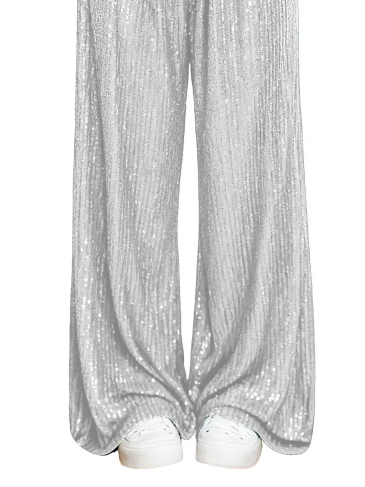 Sequin Wide-leg Pants (9)