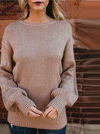Tied Back Long Sleeve Sweater (4)