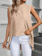 Mock Neck Sleeveless Top (3)