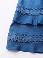 Lace Detail V-neck Mini Dress (14)
