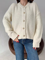 Button-up Drop Shoulder Cardigan (2)