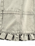 Full Size High-waisted Wide-leg Ruffle Hem Jeans Plus (15)