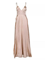 High-slit Spaghetti Strap Maxi Dress (2)