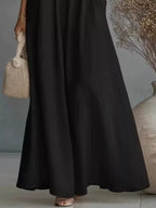 Full Size One Shoulder Top Wide Leg Pants Set Plus (4)