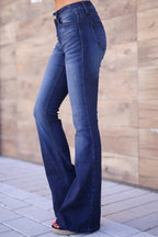 Mid-rise Trousers Bootcut Jeans photo 2