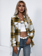 Plaid Button Up Flannel Shirt (3)