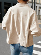 Corduroy Button-down Shacket (3)