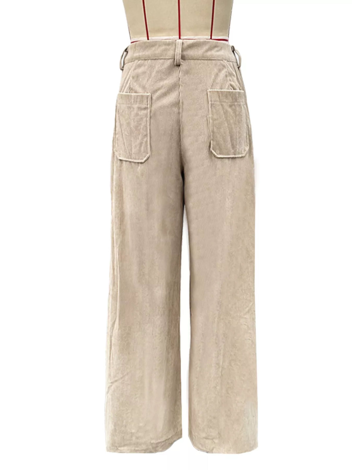 Wide Leg Corduroy Pants (6)