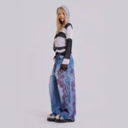 Jeans Wide Leg Pants Loose Trousers photo 3