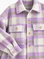 Plaid Button-down Jacket (11)