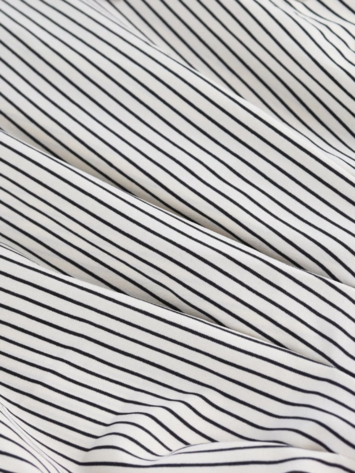 Striped Cinched Waist Shirt (8)
