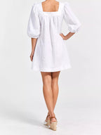 Square Neck Puff Sleeve Mini Dress (21)