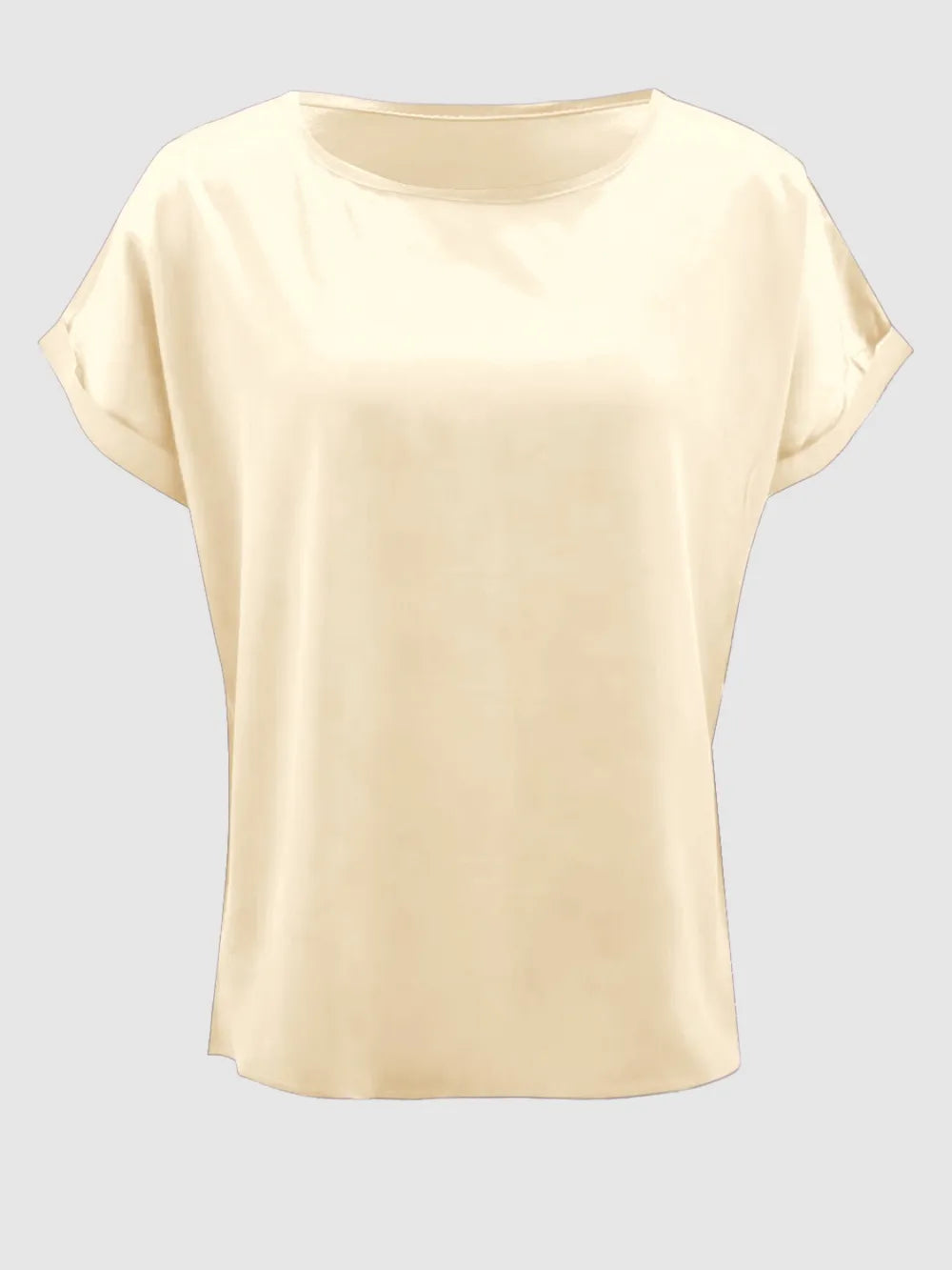 Round Neck Short Sleeve T-shirt (32)