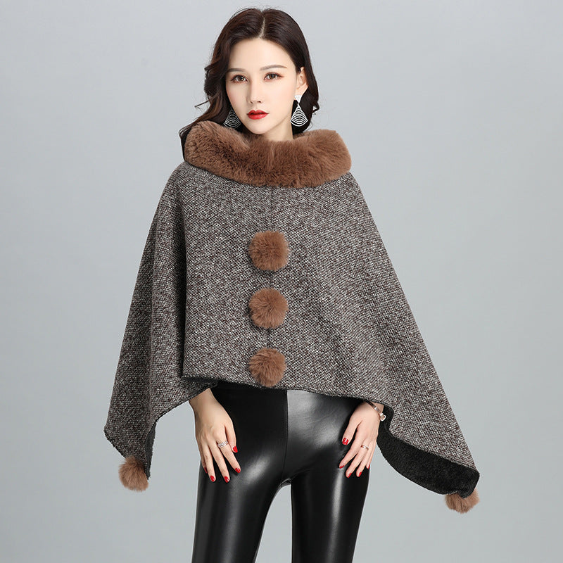 Faux Fur Jacket Shawl Scarf variant CJYM134139001AZ