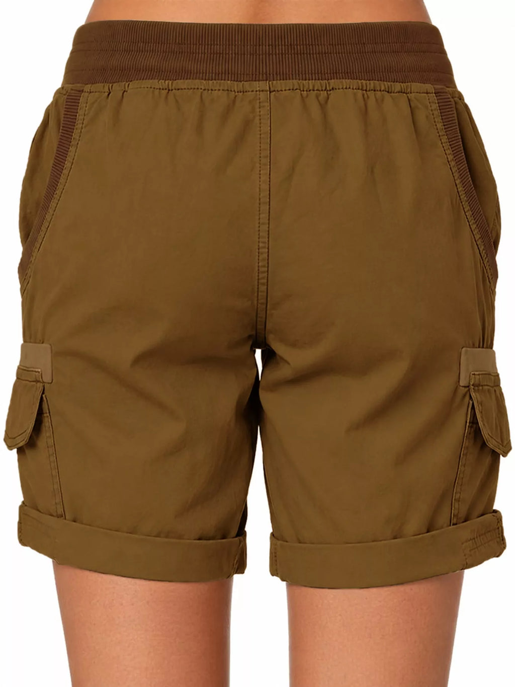 Full Size Drawstring Cargo Shorts Plus (30)