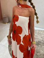 Printed Tube Maxi Dress (19)