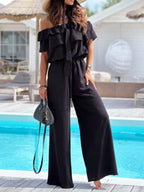 Off-shoulder Ruffled Wide Leg Jumpsuit (2)