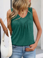 Casual V-neck Tank (33)
