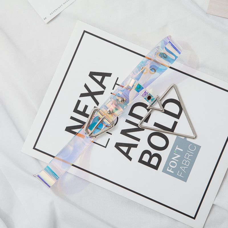 Laser Plastic Transparent Jeans photo 9