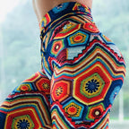 Colorful High Waist Print Pants variant CJNSXZDD00223-Picture color-S|CJNSXZDD00223-Picture color-L|CJNSXZDD00223-Picture color-M|CJNSXZDD00223-Picture color-XL