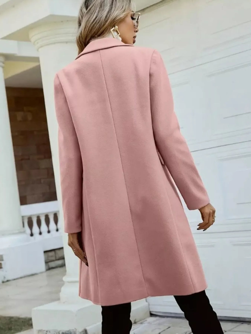 Double-breasted Longline Coat (11)
