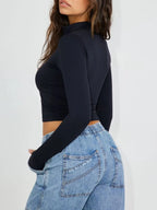 Zip Up Long Sleeve Active Outerwear (10)