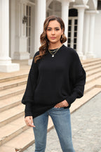 Round Neck Long Sleeve Sweater (9)