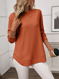 Long Sleeve Round Neck T-shirt (4)