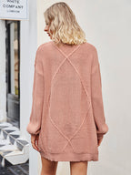 Cable-knit Long Sleeve Cardigan (2)