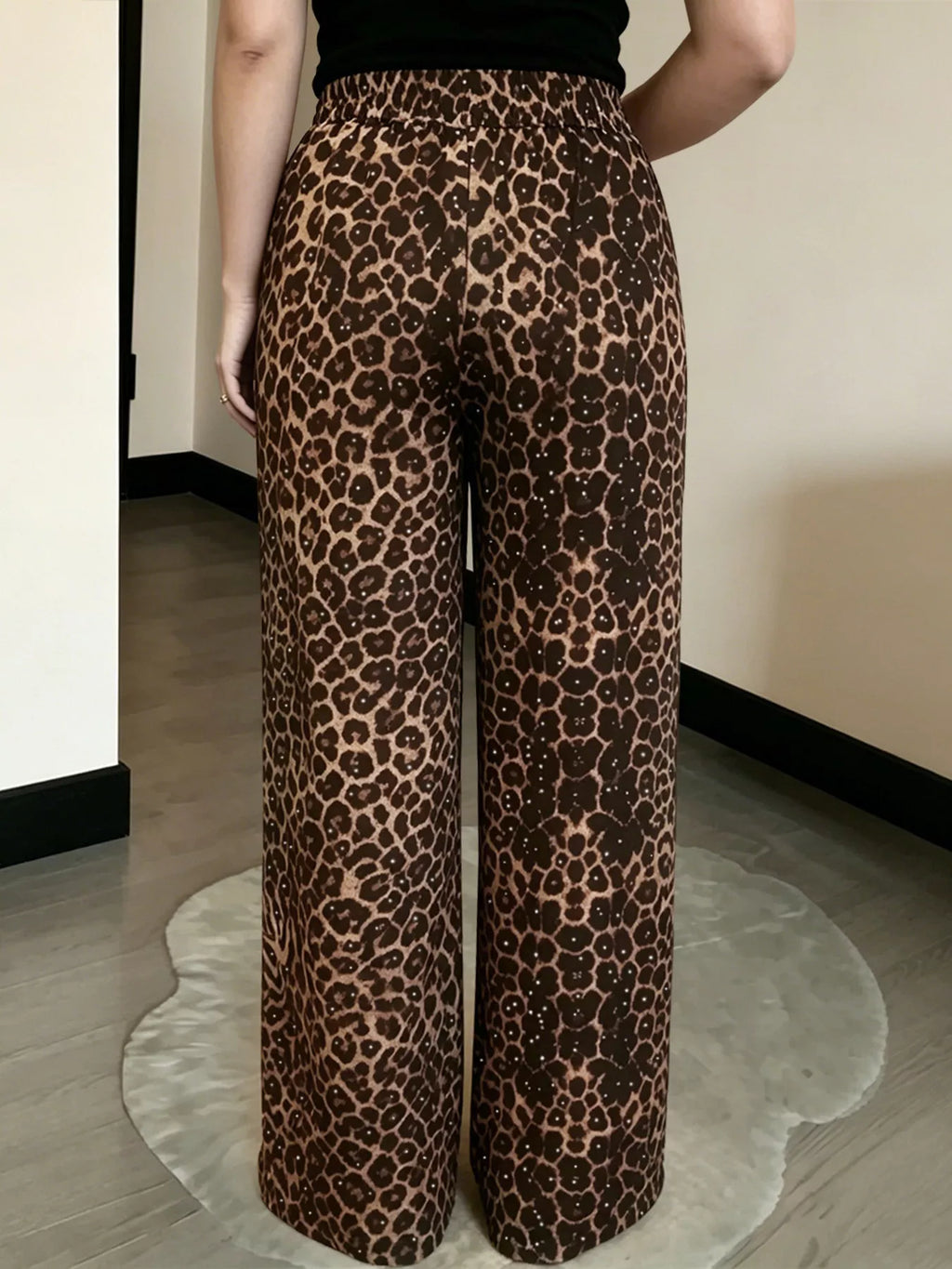 Drawstring Wide-leg Pants (4)