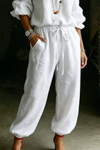 Full Size Off-shoulder Top Pants Set Plus (3)