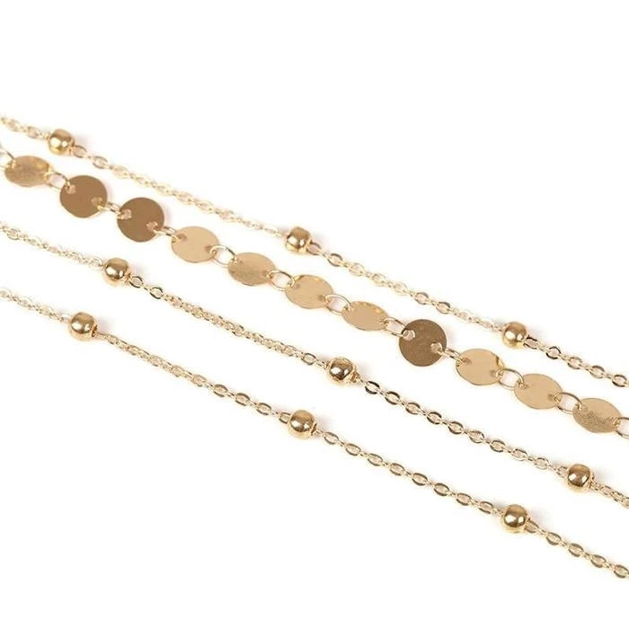 Copper Sequin Anklet photo 7