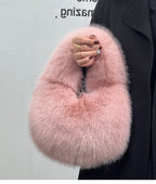 Portable Fur Bag Fall Winter Popular photo 21