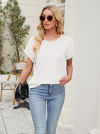 Round Neck Short Sleeve T-shirt (9)