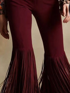 Fringe Flare Pants (6)
