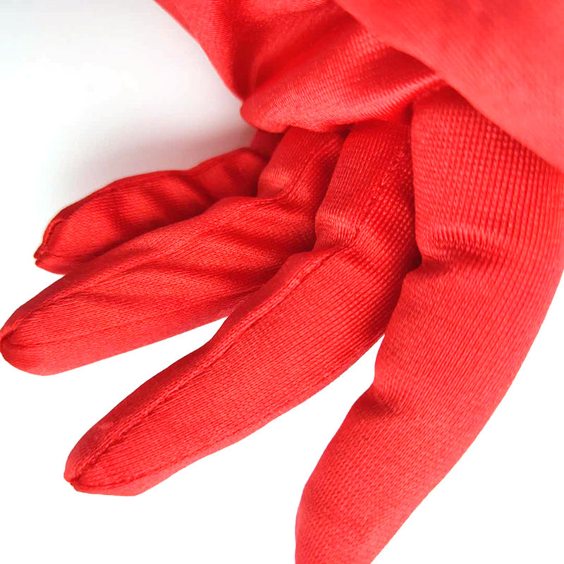Bridal Wedding Gloves Short Satin Dress Cheongsam photo 2